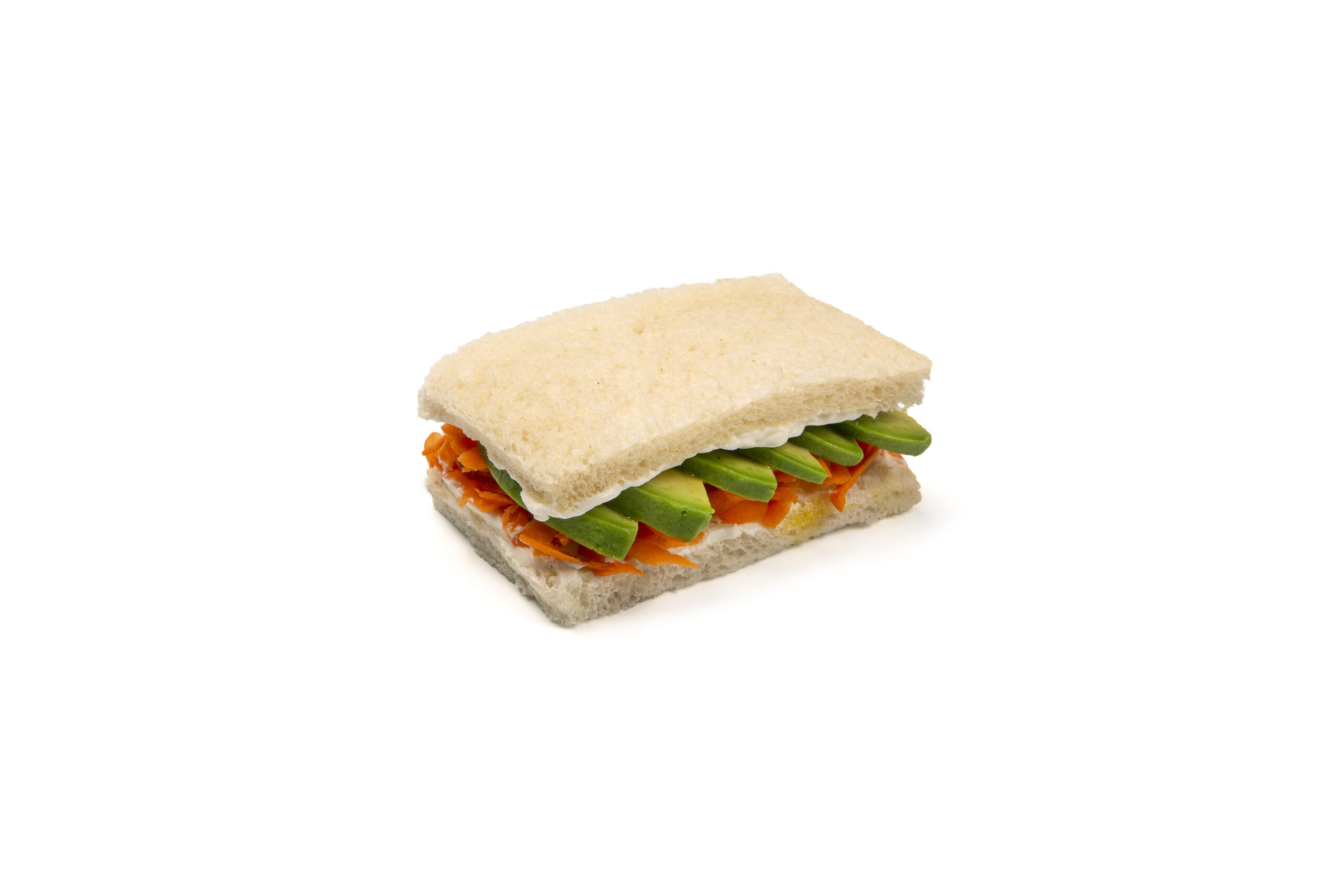 Mini avocado sandwiches