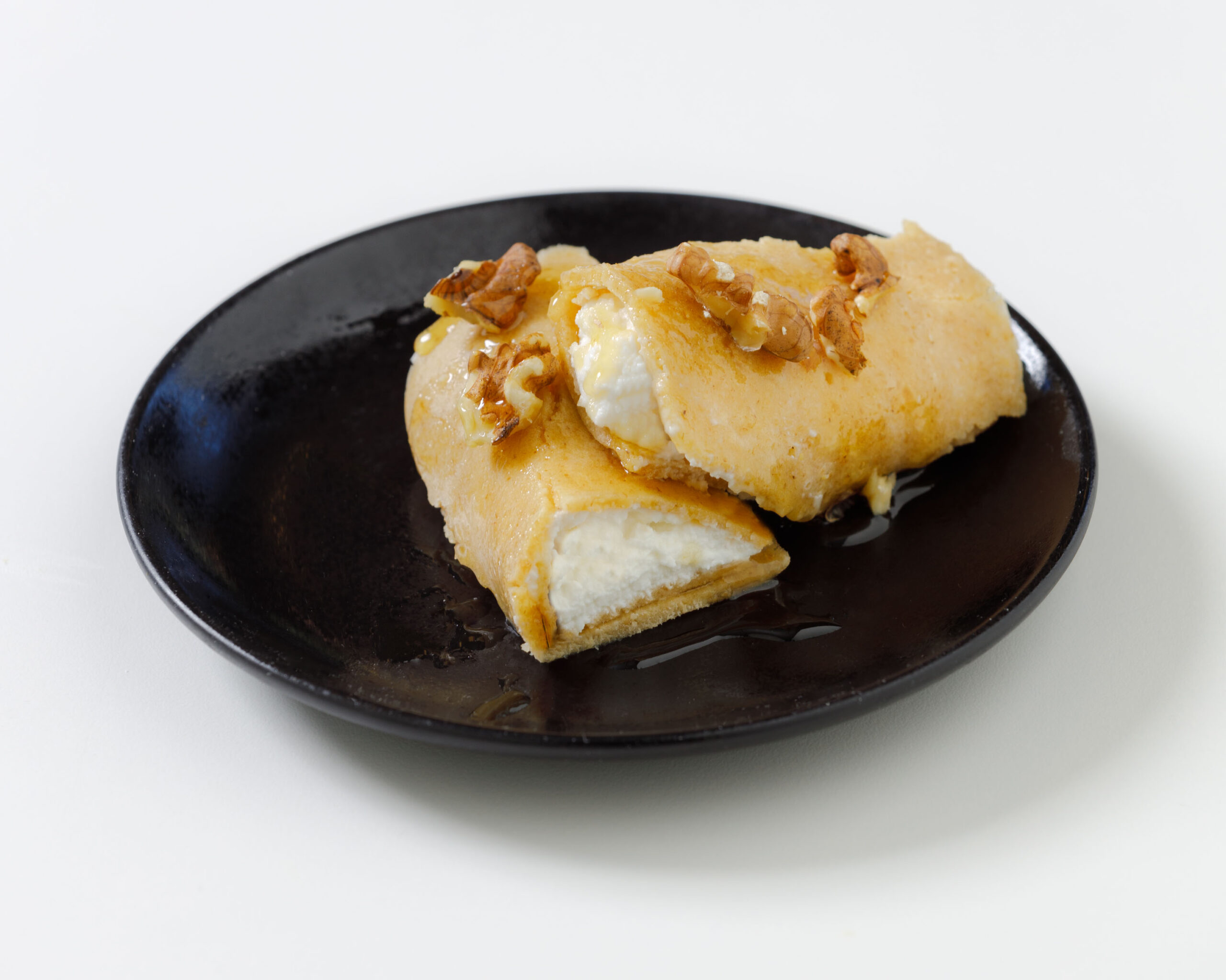 Oatmeal pancakes with ricotta and walnut cream - Oncoalicia